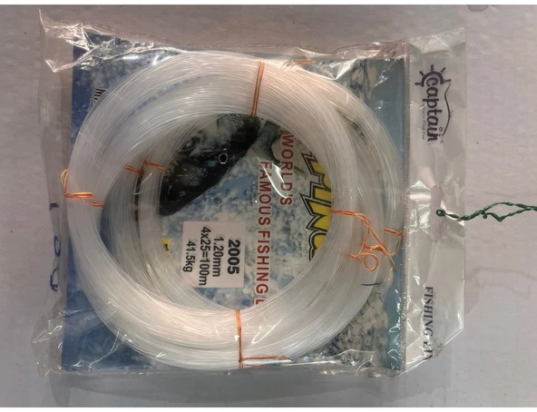 CAPTAİN ALPINUS 1.20 MM 4X25=100 METRE POŞET MİSİNA ürün görseli 1