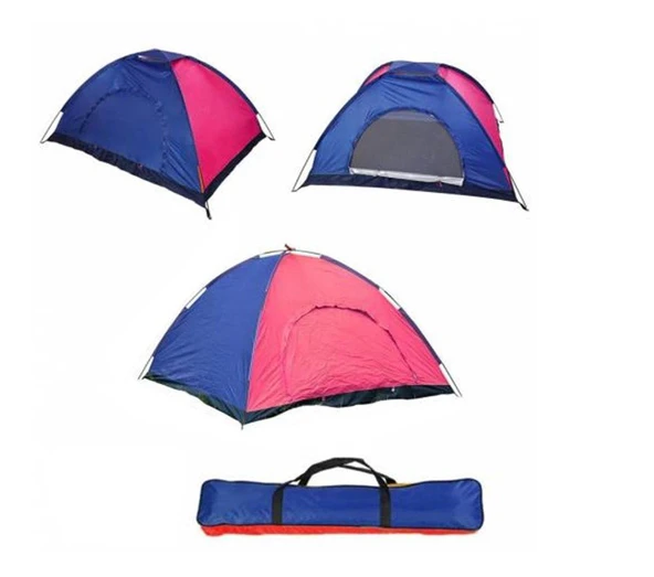 CAPTAİN KAMP ÇADIRI 7306 SİNEKLİKLİ VE ÇUBUKLU KOLAY KURULAN 220X250X150CM 6 KİŞİLİK ürün görseli 1