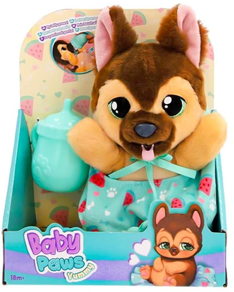 PTTAVM: Baby Paws Yummy German Shepherd Çantalı Pelüş Köpek