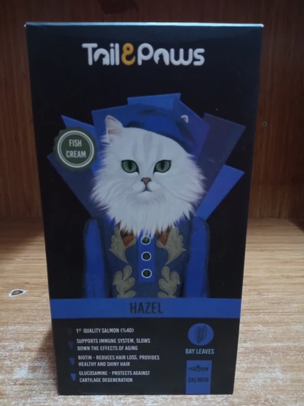 Tail Paws Hazel Şekersiz Kedi Sıvı Ödül Balıklı 15 Gram 20 Adet ürün görseli 1