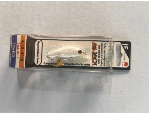 RİVER LİTTLE JACK R15-121034 35F-34 KIRMIZI GÖZ BEYAZ MAKET BALIK YEM(2.ÇEKMECE ) ürün görseli 1