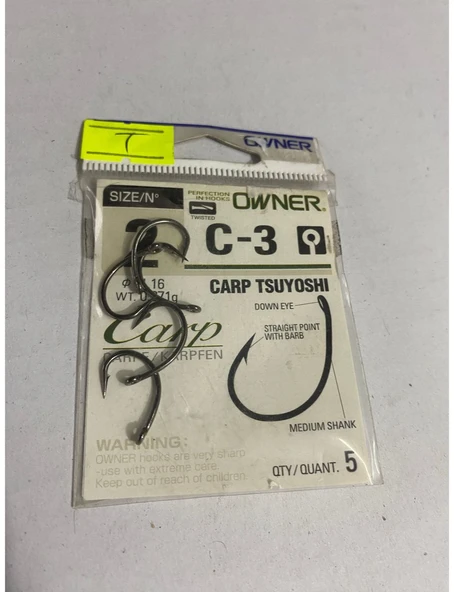 OWNER CARP TSUYOHI C-3  NO :2  OLTA İĞNESİ ürün görseli 1