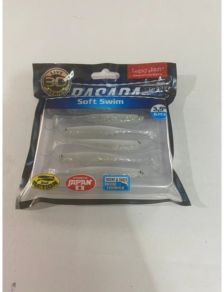 LUCKY JOHN BASARA SOFT SWİM 3.5''140403-TR001 SİLİKON YEM ürün görseli 1