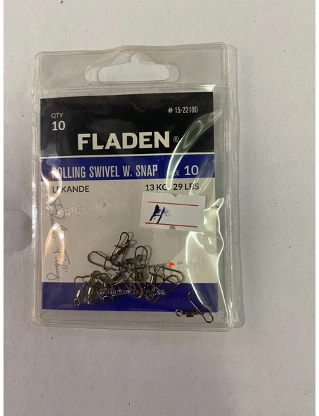 FLADEN ROLLING SWIVEL SNAP NO:10 #152208 HIZLI DEĞİŞİM KLİPSİ ürün görseli 1