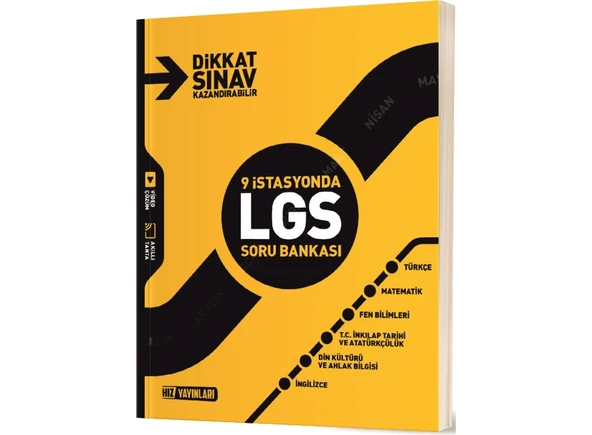 8. Sınıf 9 İstasyonda Lgs Soru Bankası ürün görseli 1