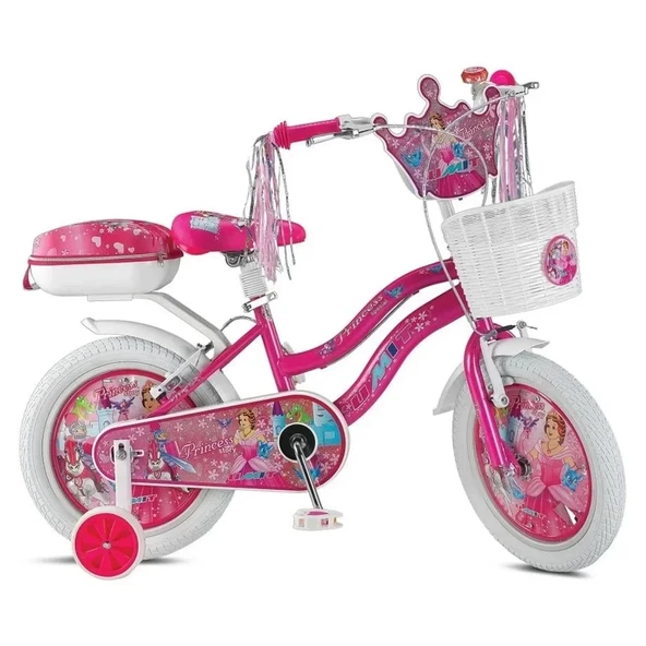 ÜMİT 1608 PRINCESS-SEPET-V-KIZ ÇOCUK BİSİKLETİ 16 JANT PEMBE ürün görseli 1