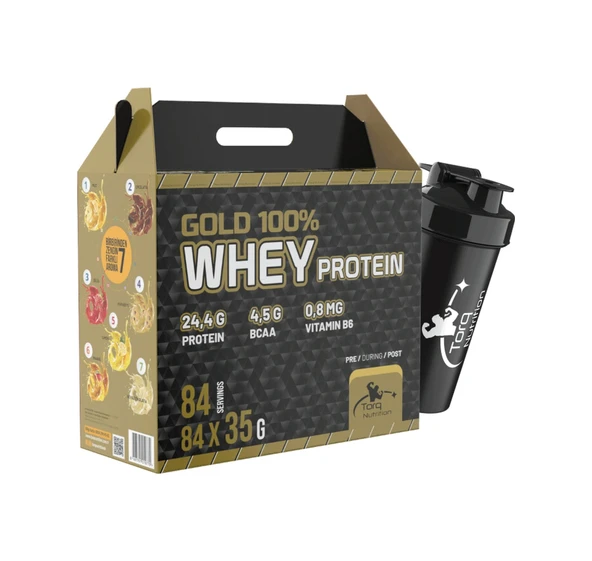 Torq Nutrition Gold Whey Protein 35 Gr X 84 Saşe - Karışık Aroma ürün görseli 1