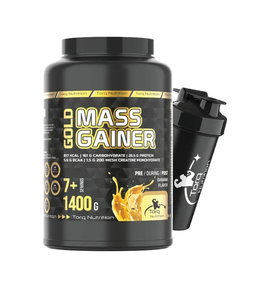 Torq Nutrition Gold Mass Gainer Karbonhidrat Tozu 1400 Gr - Muz ürün görseli 1