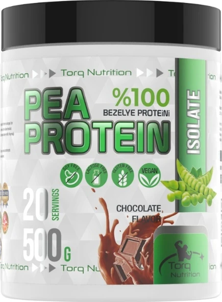 Torq Nutrition Pea Protein %100 Bezelye Proteini 500 Gr - Çikolata ürün görseli 1