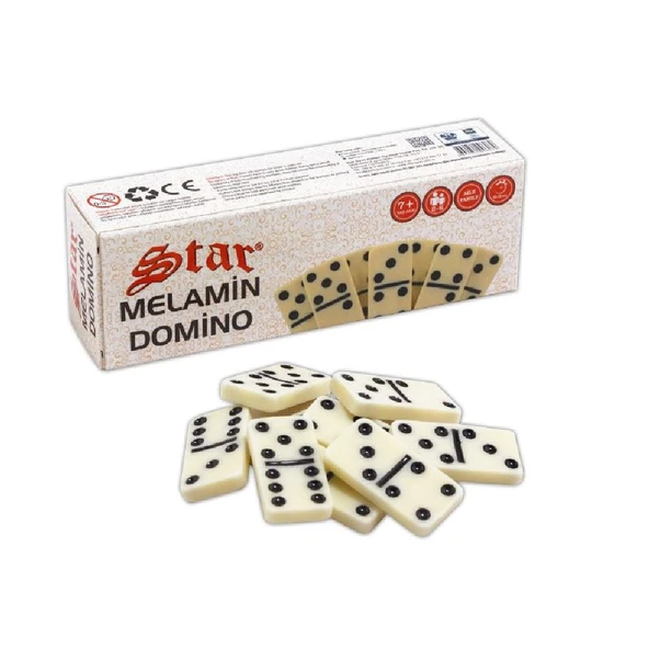 Star Plastik Kutulu Domino Seti ürün görseli 1