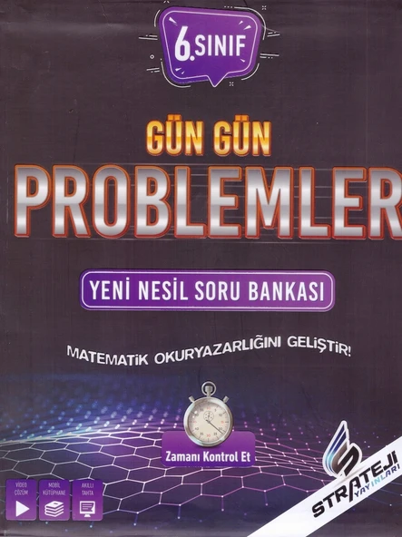 STRATEJİ 6.SINIF GÜN GÜN PROBLEMLER SORU BANKASI ürün görseli 1