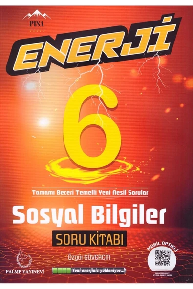 6. Sınıf Sosyal Bilgiler Enerji Soru Kitabı Palme Yayıncılık ürün görseli 1