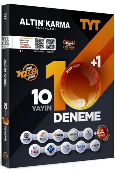Altın Karma 2025 TYT 10+1 Karma Deneme ürün görseli 1