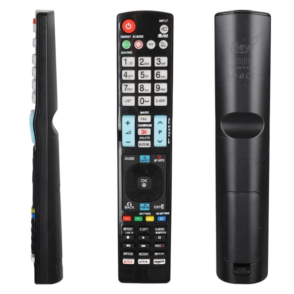 HEY 70107 RM L930+3 Küçük Kalip LG Universal LCD LED TV Kumanda ürün görseli 1