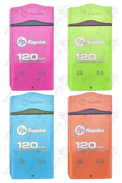 Kalem Ucu 120 li 0.7 mm 2B 4 Paket Fixpoint Çoklu Versatil Kalem Uç Mekanik Uçlu Otomatik Kurşun Kalem Ucu 60 mm Yumuşak ürün görseli 1