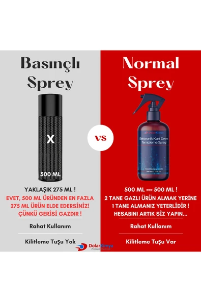 Elektronik Kart Devre Kontak Temizleme Spreyi (PCB Baskı Devre) - 500 mL - Resim 2