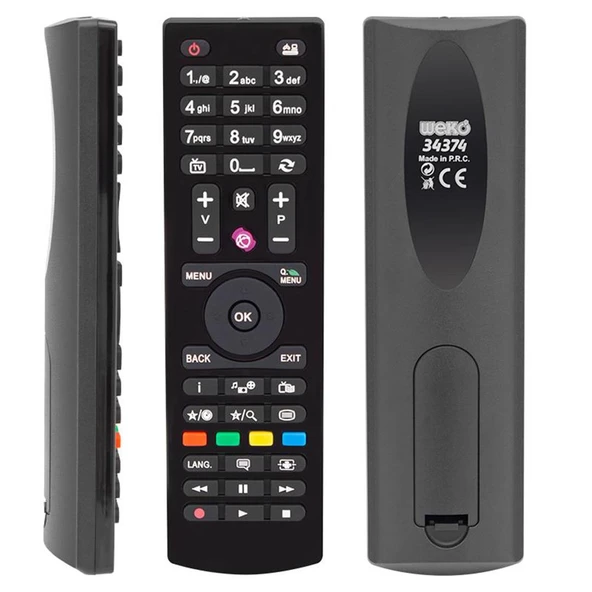Hey Vestel Seg-Regal Yuvarlak Göbek Mini Lcd Led Tv Kumanda ürün görseli 1