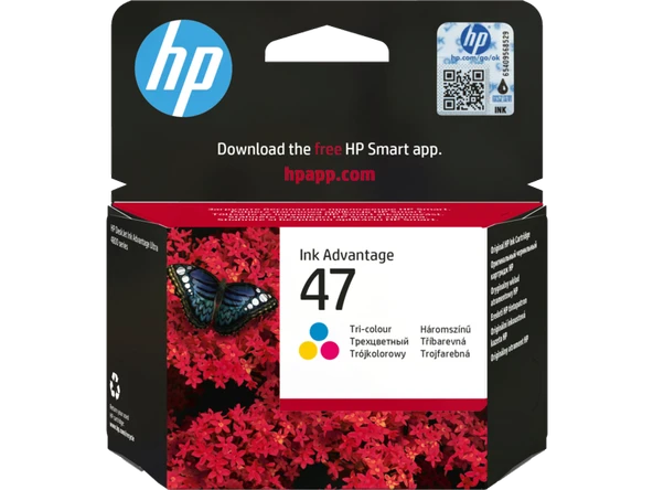 HP 6ZD61AE (47) RENKLİ MUREKKEP KARTUSU 750 SAYFA ürün görseli 1
