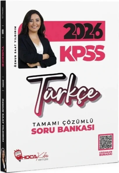 Kpss 2026 Türkçe Çözümlü Soru Bankası Hoca Kafası ürün görseli 1