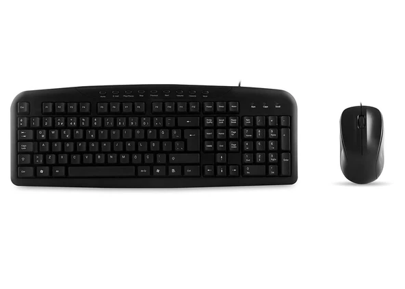 EVEREST UN-795 Siyah Usb Q Multimedia Klavye + Mouse Set ürün görseli 1