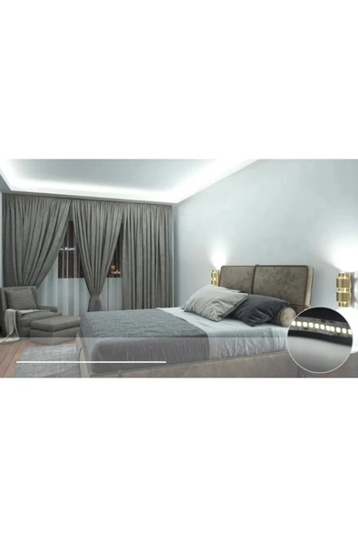 240 Çipli Led Şerit Iç Mekan (BEYAZ) CT-4538B - Resim 2