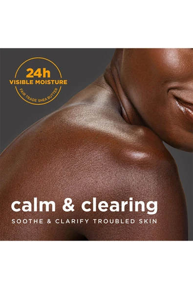 Shea Moisture African Black Soap Calm & Clearing Duş Jeli 532ML - Resim 4