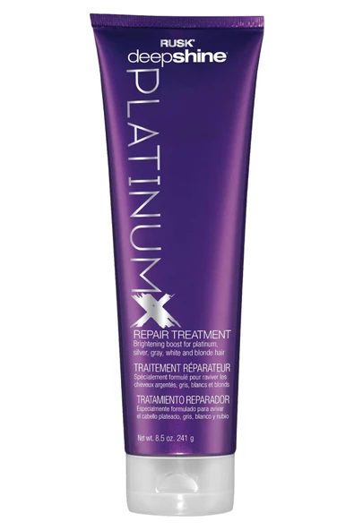 Rusk Deepshine PlatinumX Renk Canlandırıcı Onarıcı Saç Kremi 241GR ürün görseli 1