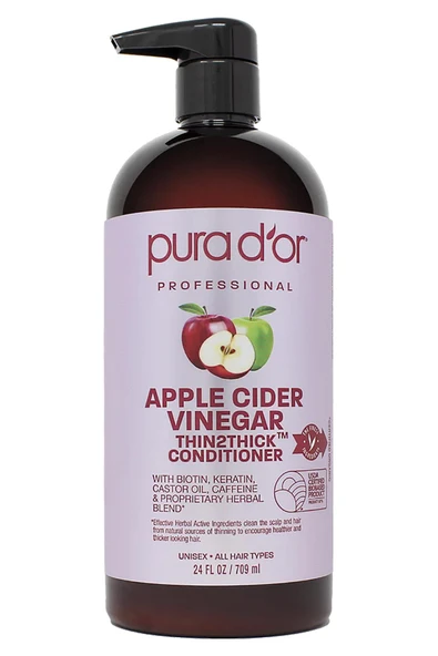 Pura D'or Apple Cider Vinegar Thin2Thick Saç Kremi 709ML ürün görseli 1