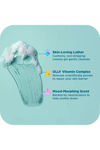 Olly Calm Mood + Skin Duş Jeli 502ML - Resim 4