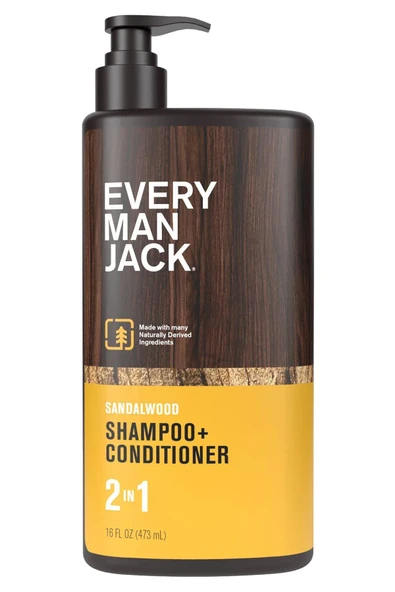 Every Man Jack Sandalwood 2’si 1 Arada Şampuan ve Saç Kremi 473ML ürün görseli 1