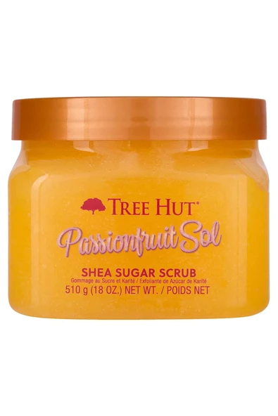 Tree Hut Passionfruit Sol Shea Sugar Scrub Vücut Peelingi 510GR ürün görseli 1