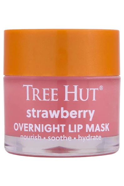 Tree Hut Strawberry Gece Boyu Nemlendirici Dudak Maskesi 17GR ürün görseli 1