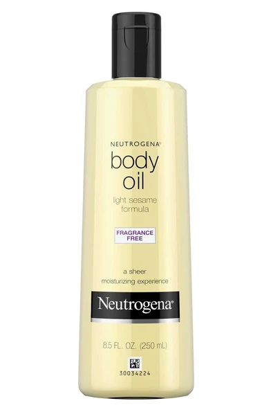 Neutrogena Hafif Susam Formüllü Nemlendirici Kokusuz Vücut Yağı 250ML ürün görseli 1