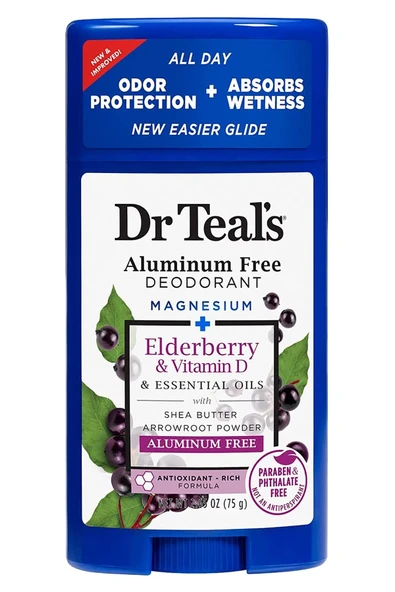 Dr.Teals Elderberry Alüminyum İçermeyen Stick Deodorant 75GR ürün görseli 1