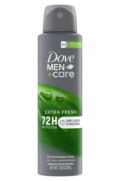 Dove Men+Care Extra Fresh Antiperspirant Sprey Deodorant 107GR ürün görseli 1