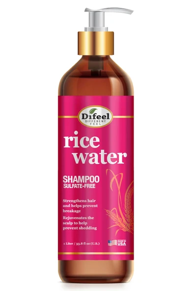 Difeel Rice Water Güçlendirici Sülfatsız Şampuan 1000ML ürün görseli 1