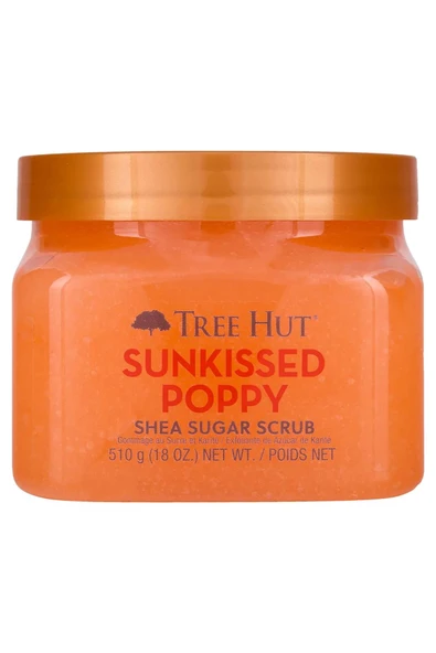 Tree Hut Sunkissed Poppy Shea Sugar Scrub Vücut Peelingi 510GR ürün görseli 1