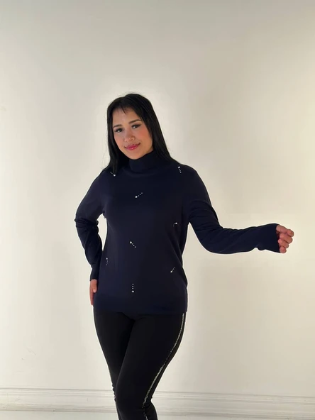 30113 KAZEE TRİKO KAZAK - Resim 5