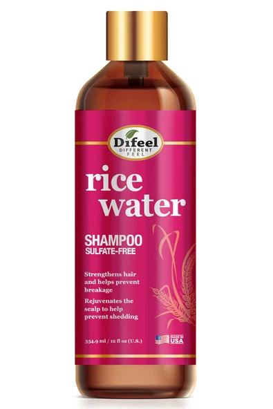 Difeel Rice Water Güçlendirici Sülfatsız Şampuan 354.9ML ürün görseli 1