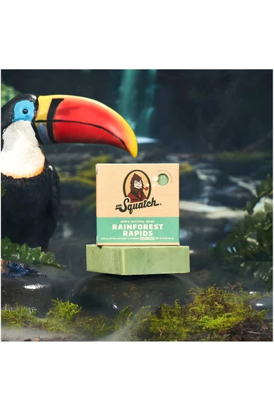 Dr.Squatch Rainforest Rapids Erkek Sabunu 141GR - Resim 8