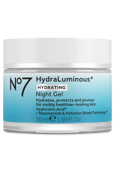No7 HydraLuminous+ Nemlendirici Gece Yüz Jeli 50ML ürün görseli 1