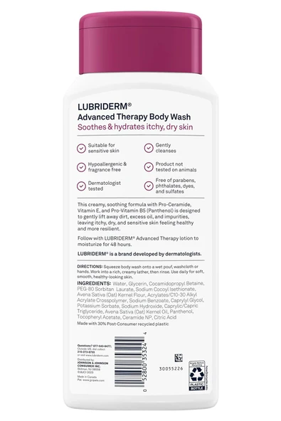 Lubriderm Advanced Therapy Kokusuz Duş Jeli 473ML - Resim 2