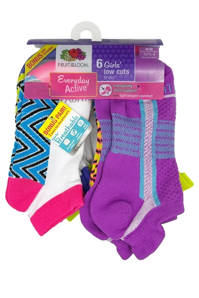Fruit Of The Loom Girls Low Cuts Tines Çorap 6lı Paket (M) ürün görseli 1