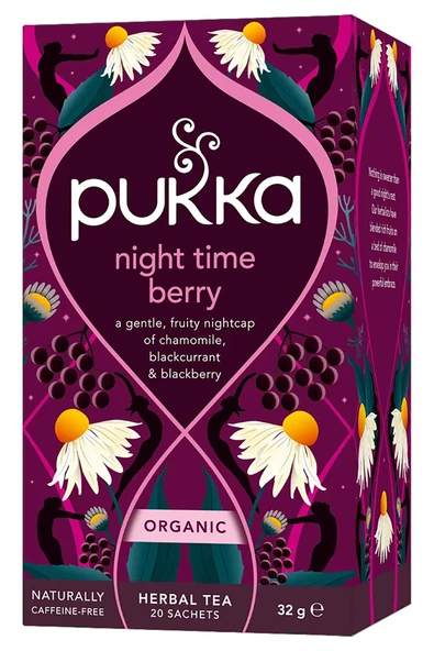 Pukka Night Time Berry Bitki Çayı Bardak Poşet Çay 20 Adet ürün görseli 1