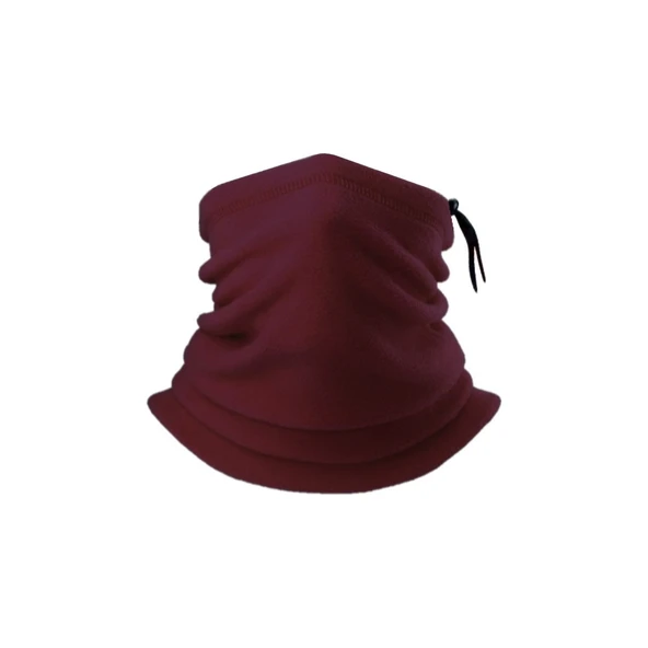 Kışlık Spor Unisex Bordo Polar Boyunluk Bordo Polar ürün görseli 1