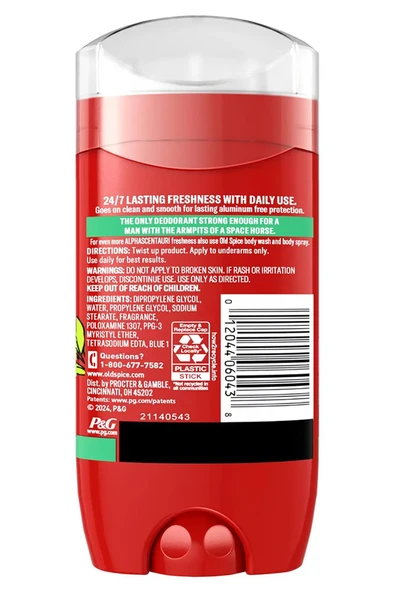 Old Spice Alphascentauri Alüminyumsuz Stick Deodorant 85GR - Resim 2