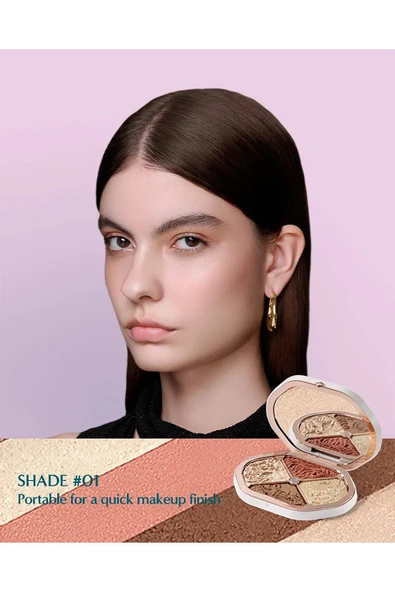 Florasis Eastern Beasts Sculpting Makyaj Paleti 01 10.8GR - Resim 4