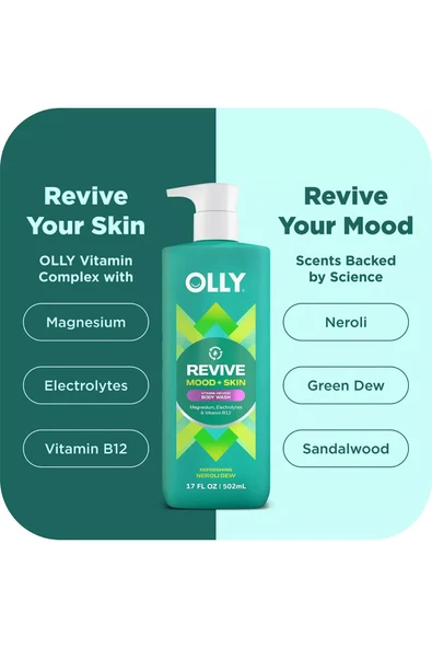 Olly Revive Mood + Skin Duş Jeli 502ML - Resim 3