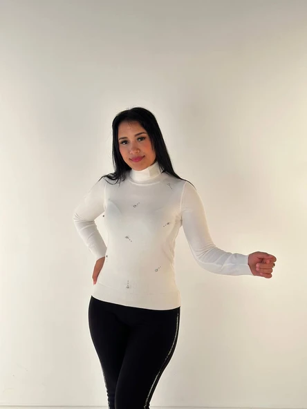 30113 KAZEE TRİKO KAZAK - Resim 7