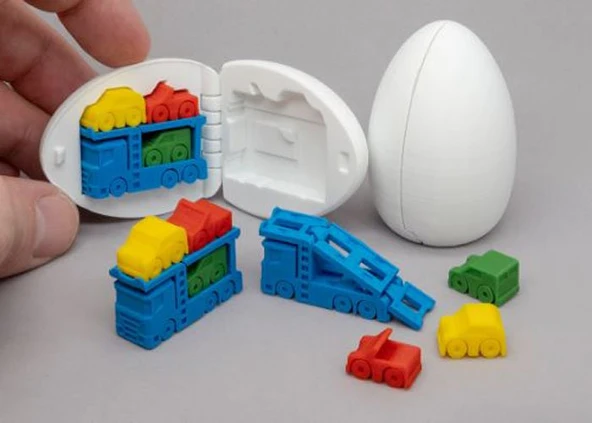 3D Baskı Sürpriz Oyuncaklı Yumurta - Kendi Oyuncağını Keşfet! ürün görseli 1